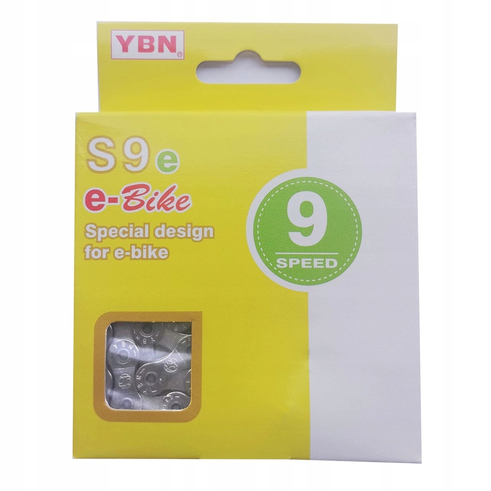 Chaine ebike argent 9 v