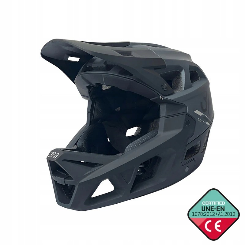 Casque integral 360 noir/noir taille l
